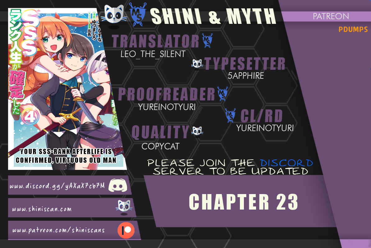 Page 1 Chapter 23 Zennin Ossan, Umarekawattara SSS Rank Jinsei ga Kakutei Shita