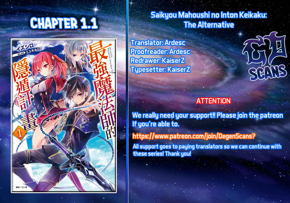 Page 1 Chapter 1.1 Saikyou Mahoushi no Inton Keikaku: The Alternative