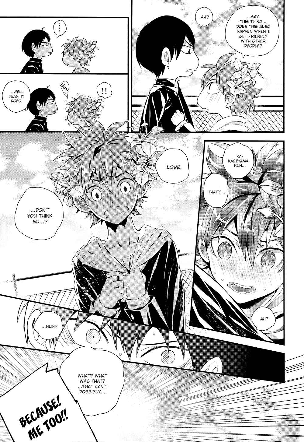Page 24 Chapter Unknown_3490 Haikyuu!! - Hana to Mitsubachi (Doujinshi)