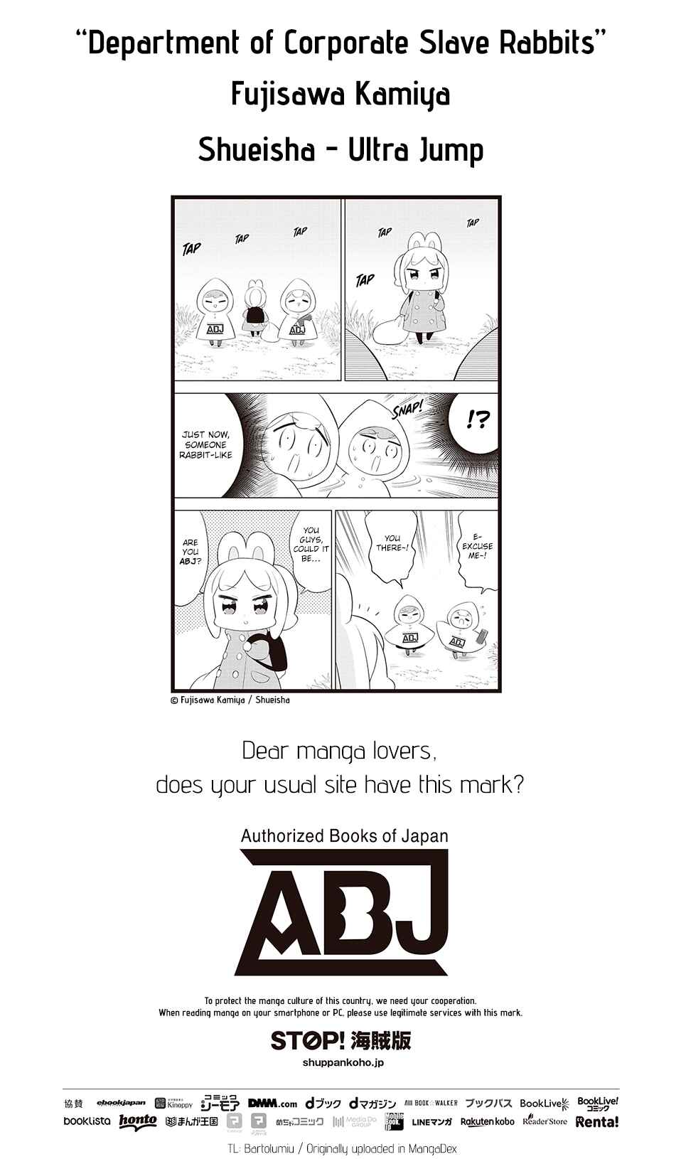 Page 1 Chapter 4 Character Collaborations with ABJ mark!