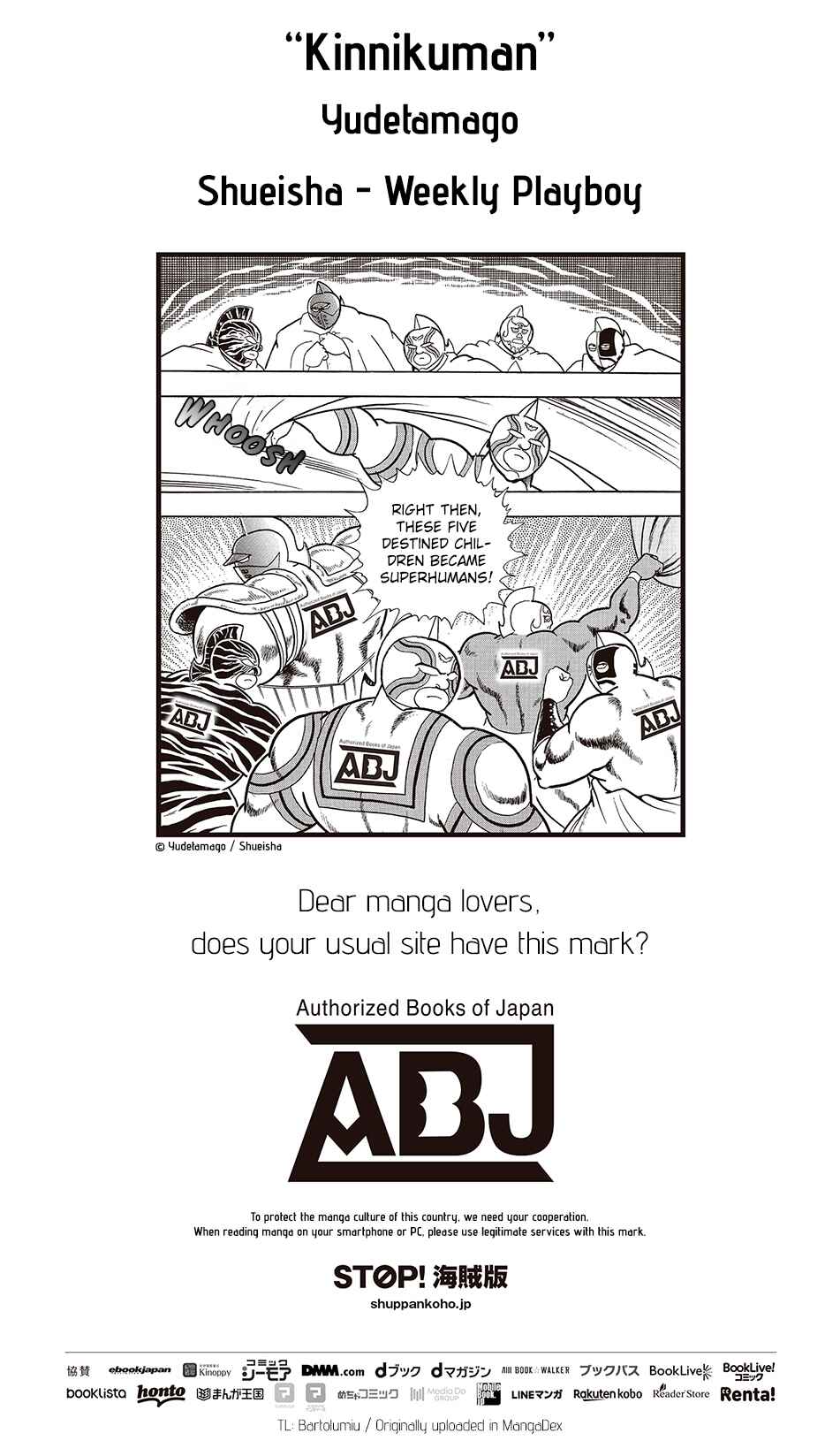 Page 1 Chapter 14 Character Collaborations with ABJ mark!