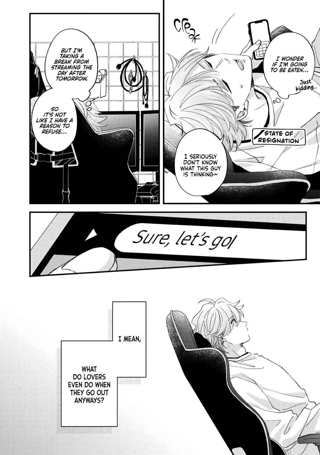 Page 4 Chapter 2 Virtual-kun wa Otonari-san kara Nigetai