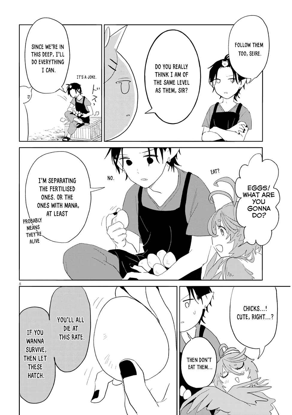 Page 8 Chapter 11 Genkai Dungeon no Hanshoku Jijou