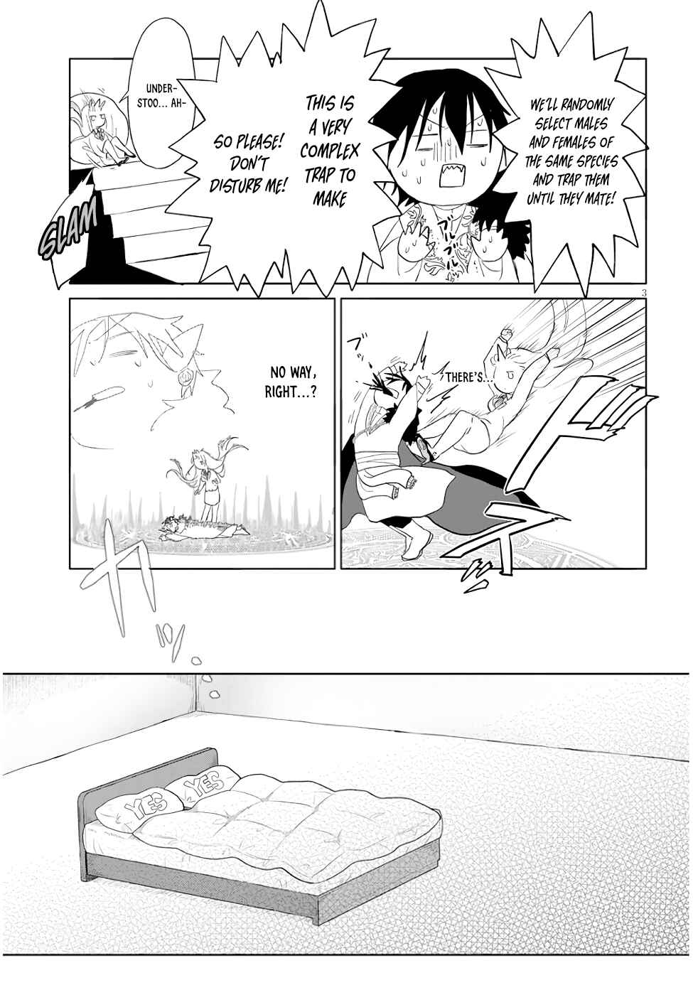 Page 3 Chapter 12 Genkai Dungeon no Hanshoku Jijou
