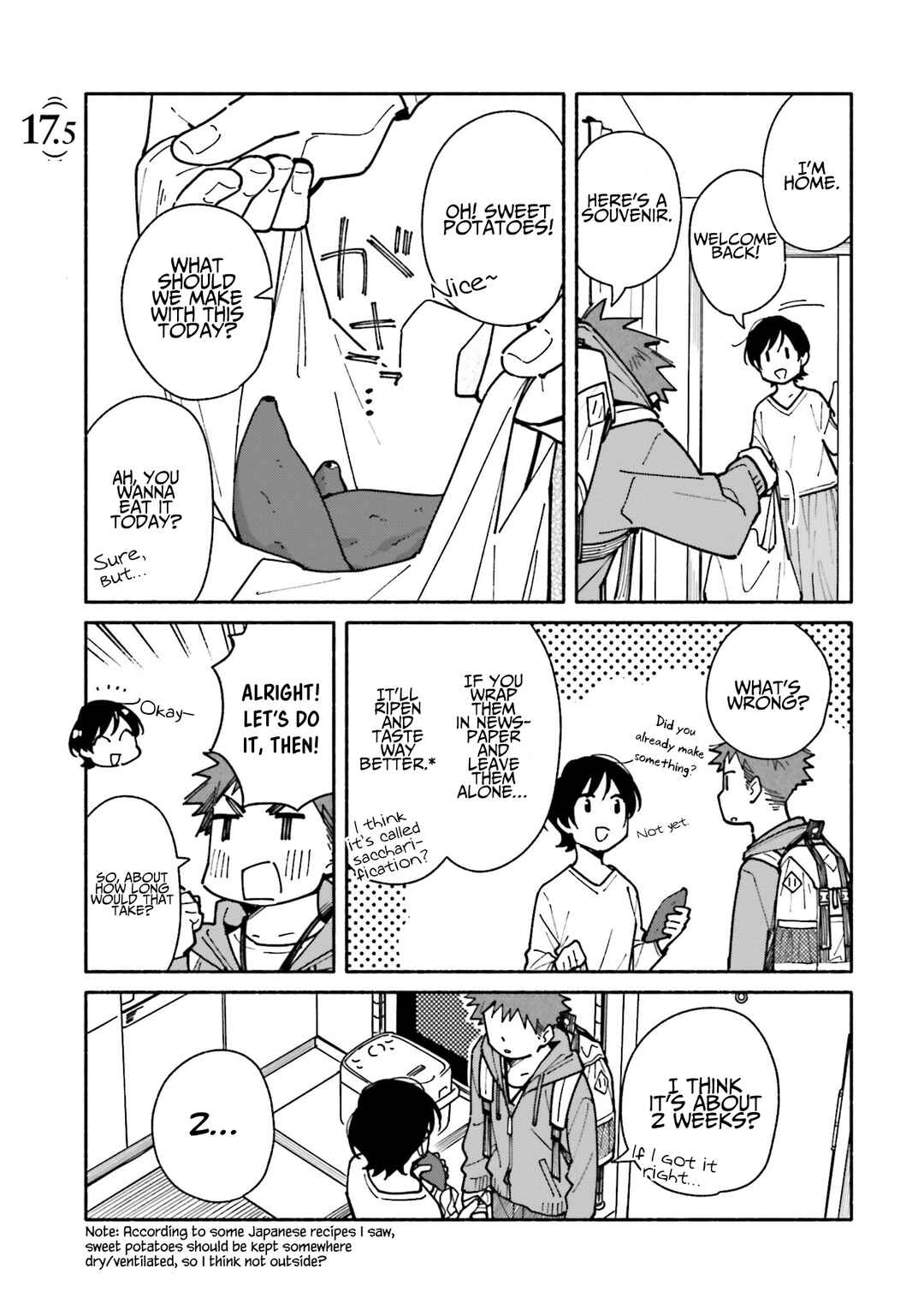 Page 1 Chapter 17.5 Aikagi-kun to Shiawase Gohan