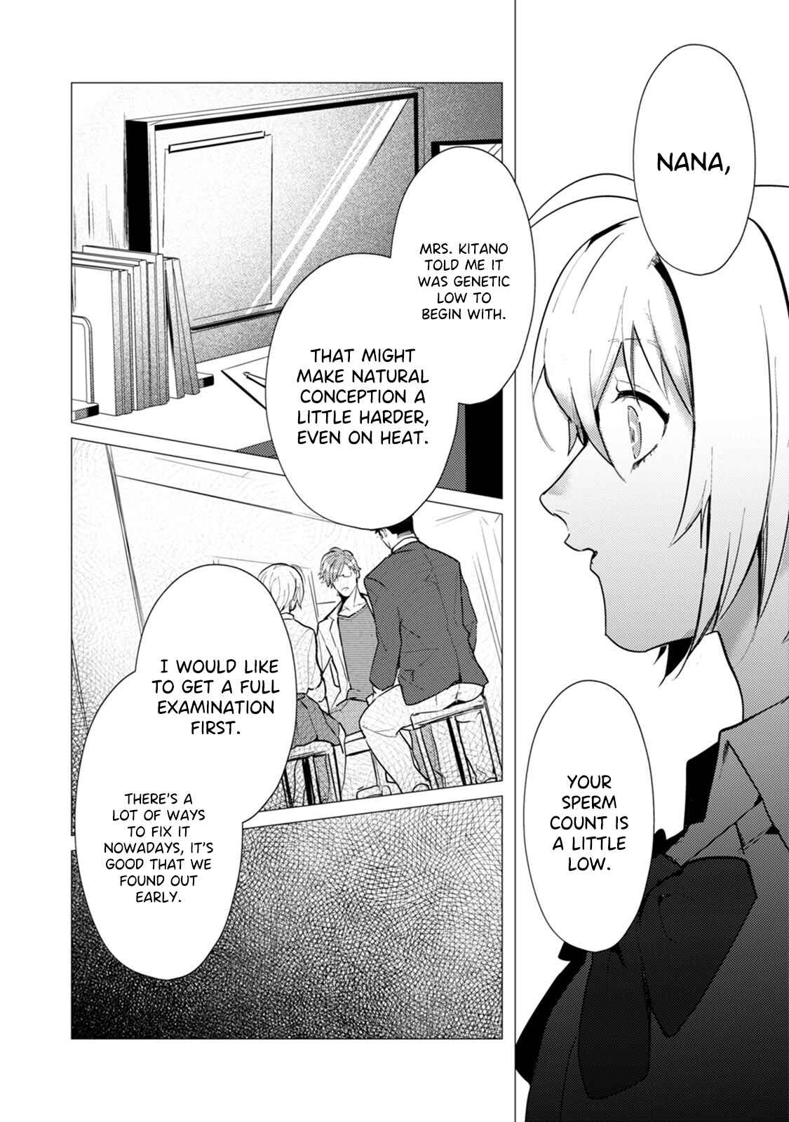 Page 18 Chapter 3 Alpha no JK Dakedo Konyakusha ga Omega no Sensei de Asoko ga Taihendesu