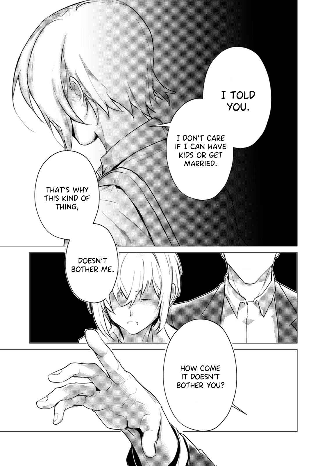 Page 21 Chapter 3 Alpha no JK Dakedo Konyakusha ga Omega no Sensei de Asoko ga Taihendesu