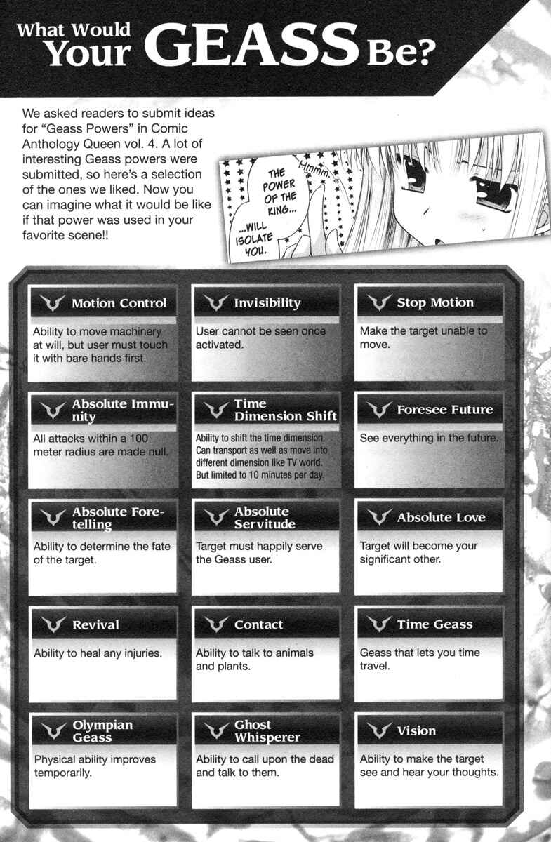 Page 1 Chapter 84.1 Code Geass - Queen