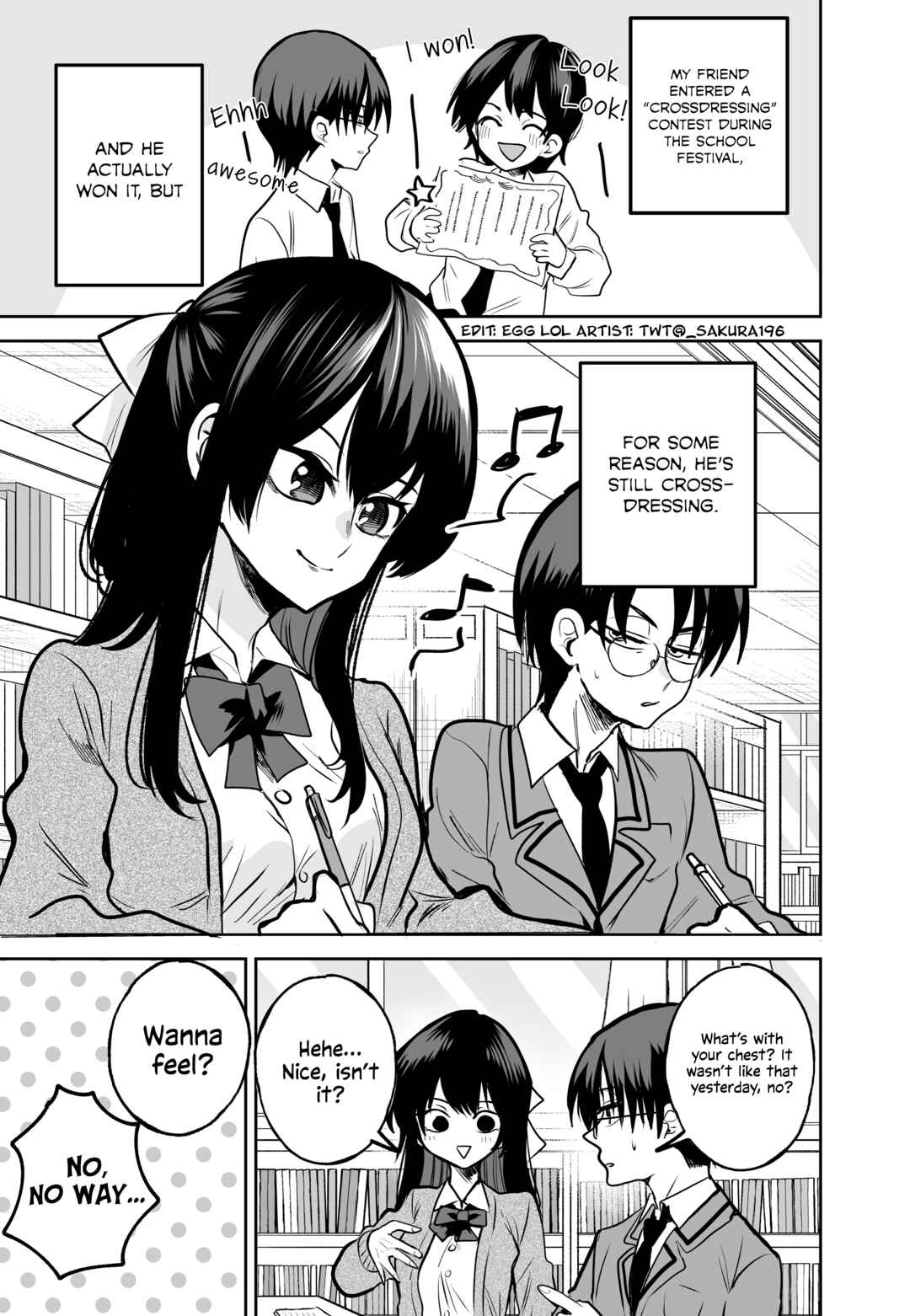 Page 1 Chapter Unknown_a13b Tomodachi ga Otokonoko