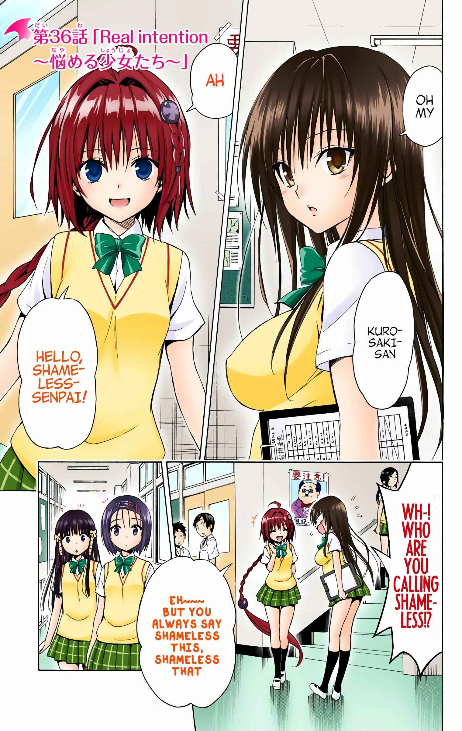 Page 1 Chapter 36 To Love Ru Darkness (Official Colored)