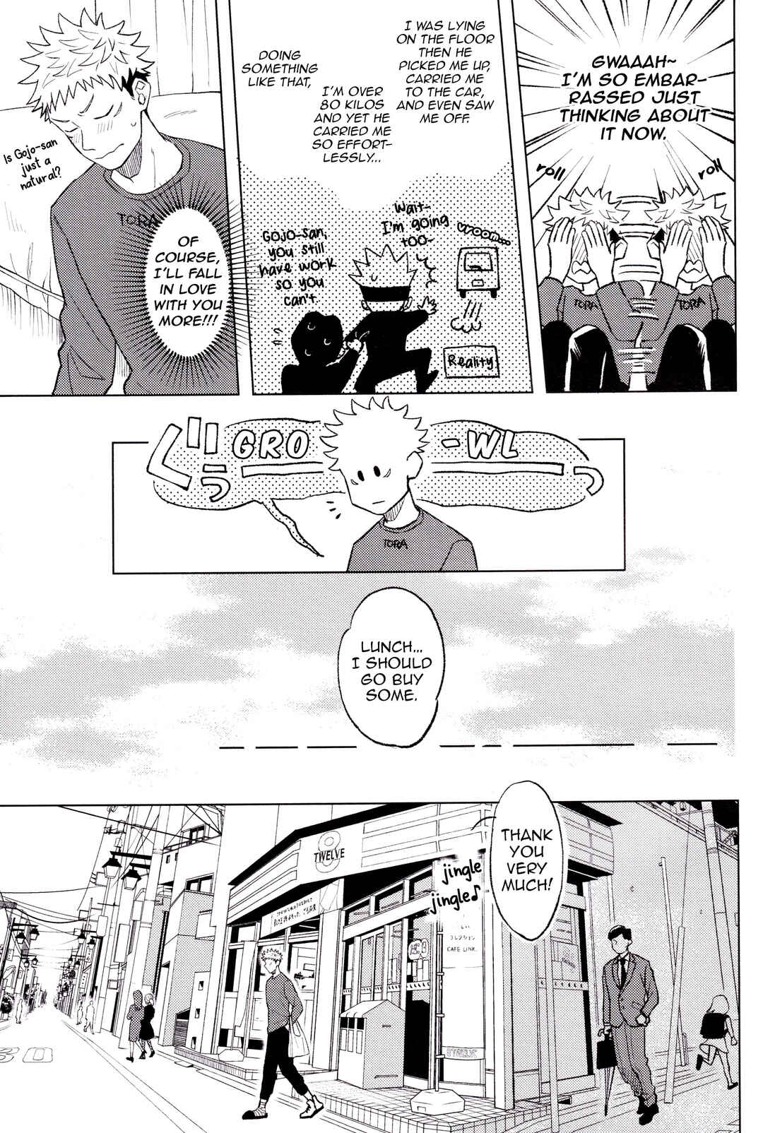 Page 17 Chapter 2 Jujutsu Kaisen - Mekakushi Haiyuu Gojo-san to Shinjin AD Itadori-kun (Doujinshi)