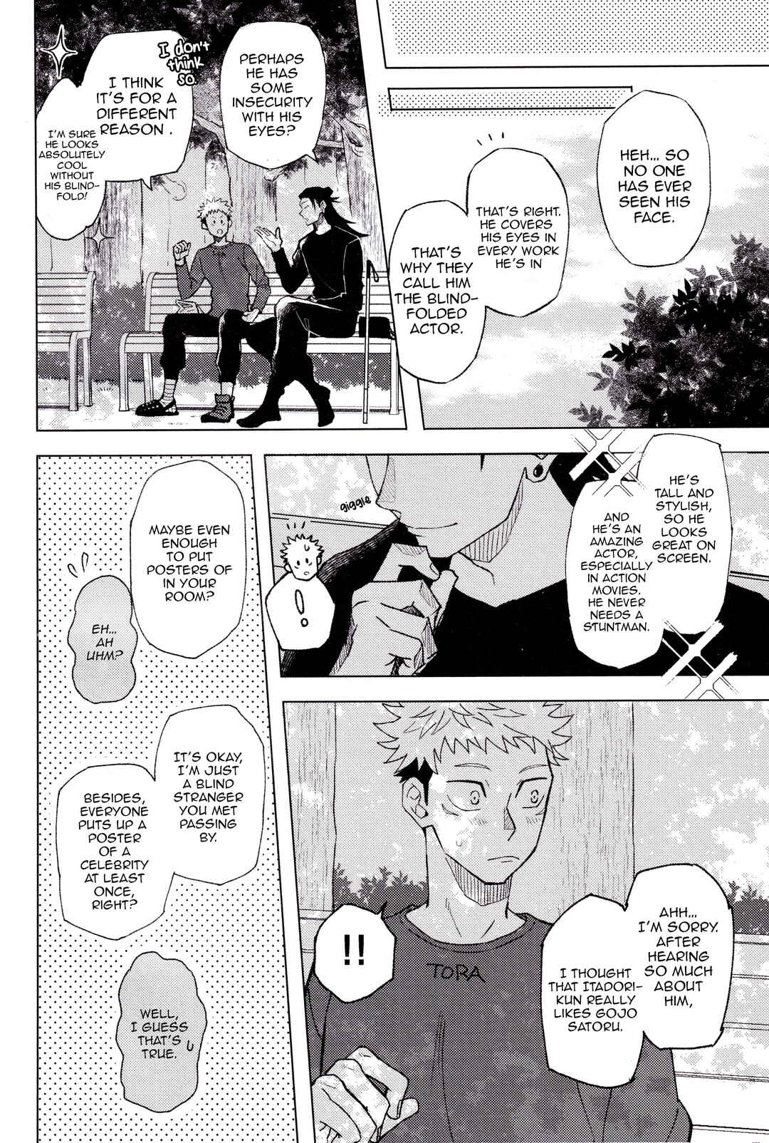 Page 20 Chapter 2 Jujutsu Kaisen - Mekakushi Haiyuu Gojo-san to Shinjin AD Itadori-kun (Doujinshi)