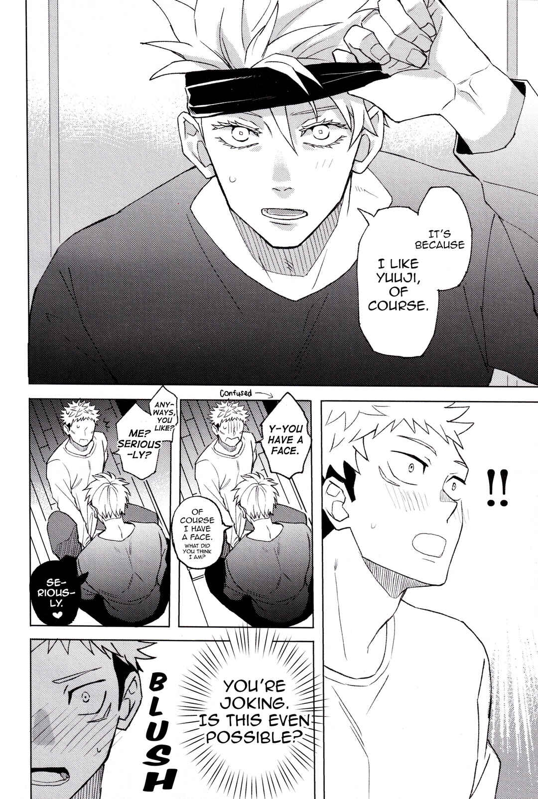 Page 30 Chapter 2 Jujutsu Kaisen - Mekakushi Haiyuu Gojo-san to Shinjin AD Itadori-kun (Doujinshi)