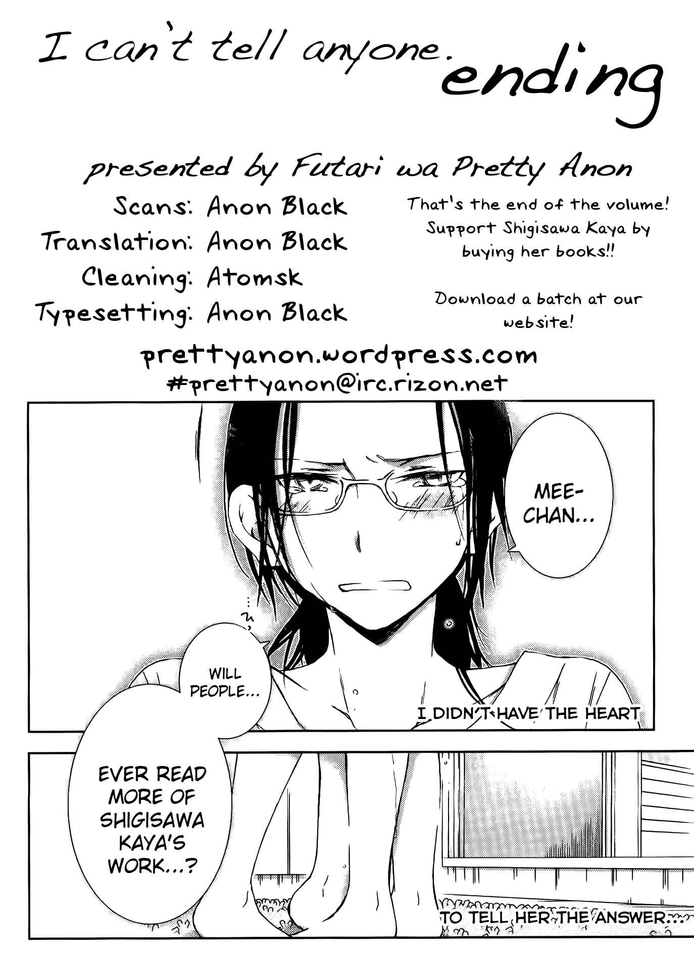 Page 50 Chapter 7 Dare ni mo Ienai