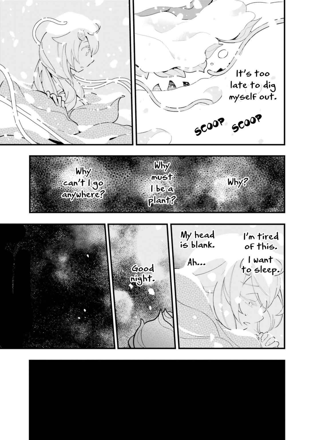 Page 20 Chapter 9 Shokubutsu Monster Musume Nikki ~Seijo datta Watashi ga Uragirareta Hate ni Aruraune ni Tensei Shite Shimatta node, kore kara wa Kougousei wo Shinagara Shizuka ni Shokubutsu Life wo Sugoshimasu~