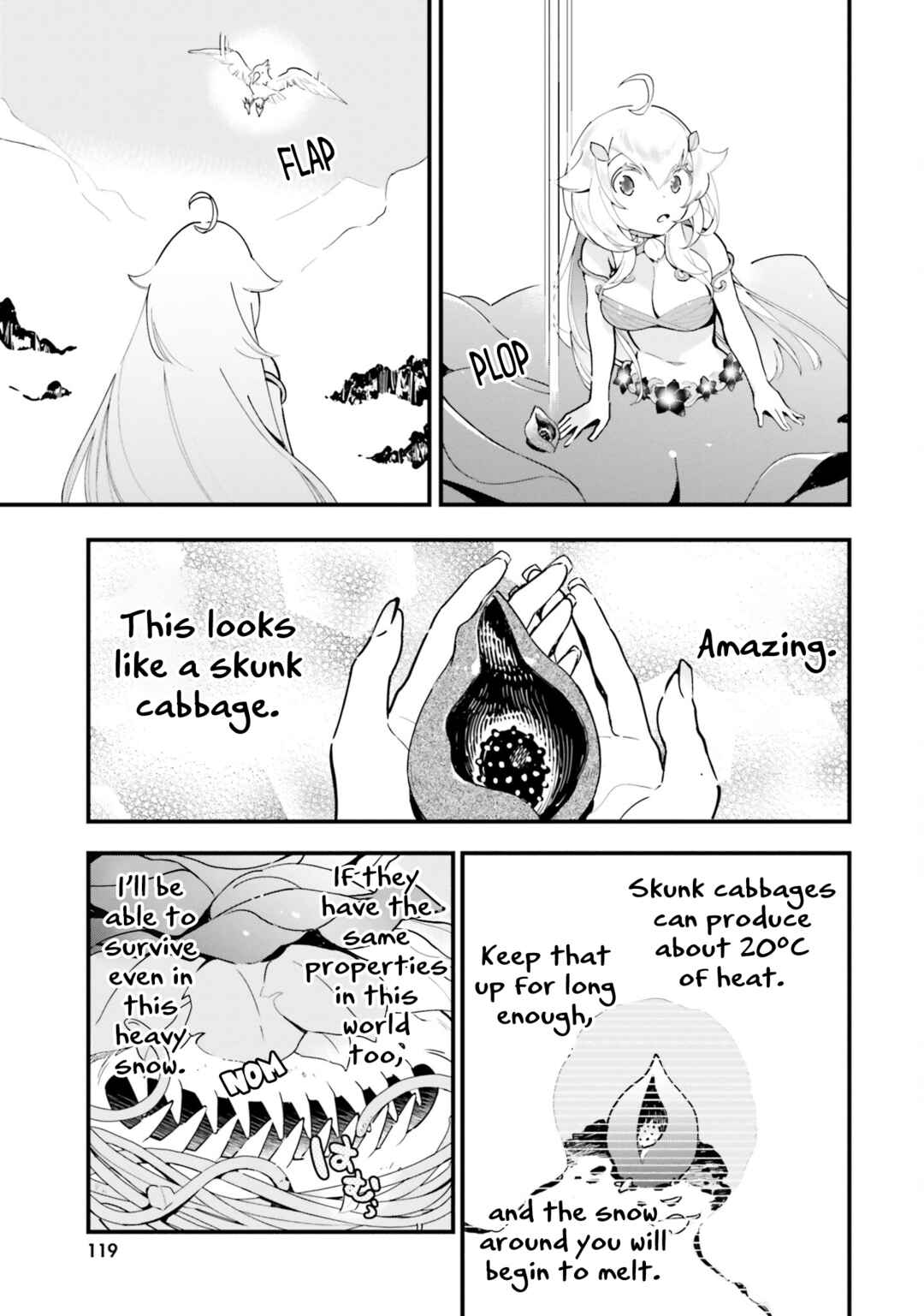 Page 26 Chapter 9 Shokubutsu Monster Musume Nikki ~Seijo datta Watashi ga Uragirareta Hate ni Aruraune ni Tensei Shite Shimatta node, kore kara wa Kougousei wo Shinagara Shizuka ni Shokubutsu Life wo Sugoshimasu~
