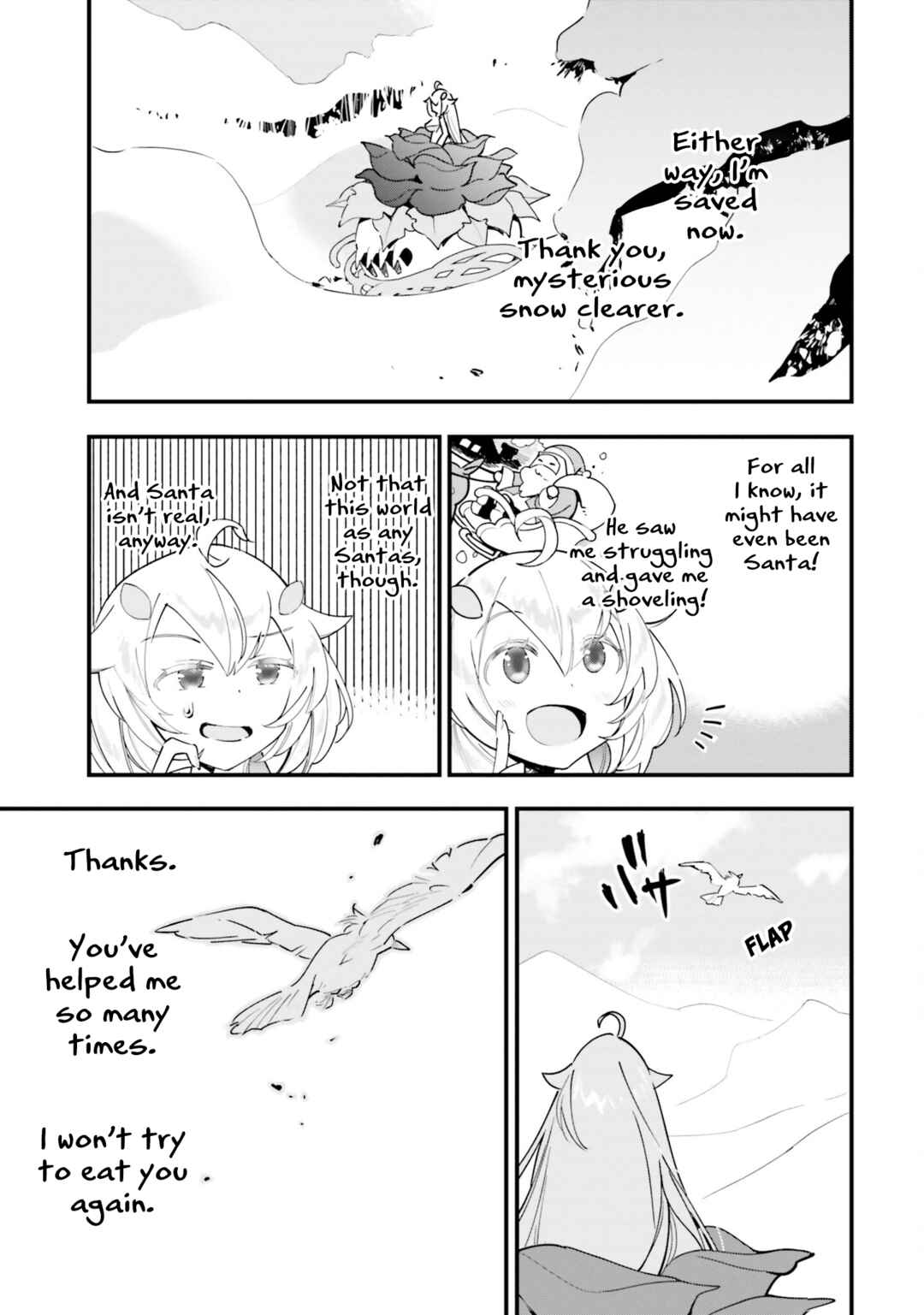 Page 28 Chapter 9 Shokubutsu Monster Musume Nikki ~Seijo datta Watashi ga Uragirareta Hate ni Aruraune ni Tensei Shite Shimatta node, kore kara wa Kougousei wo Shinagara Shizuka ni Shokubutsu Life wo Sugoshimasu~