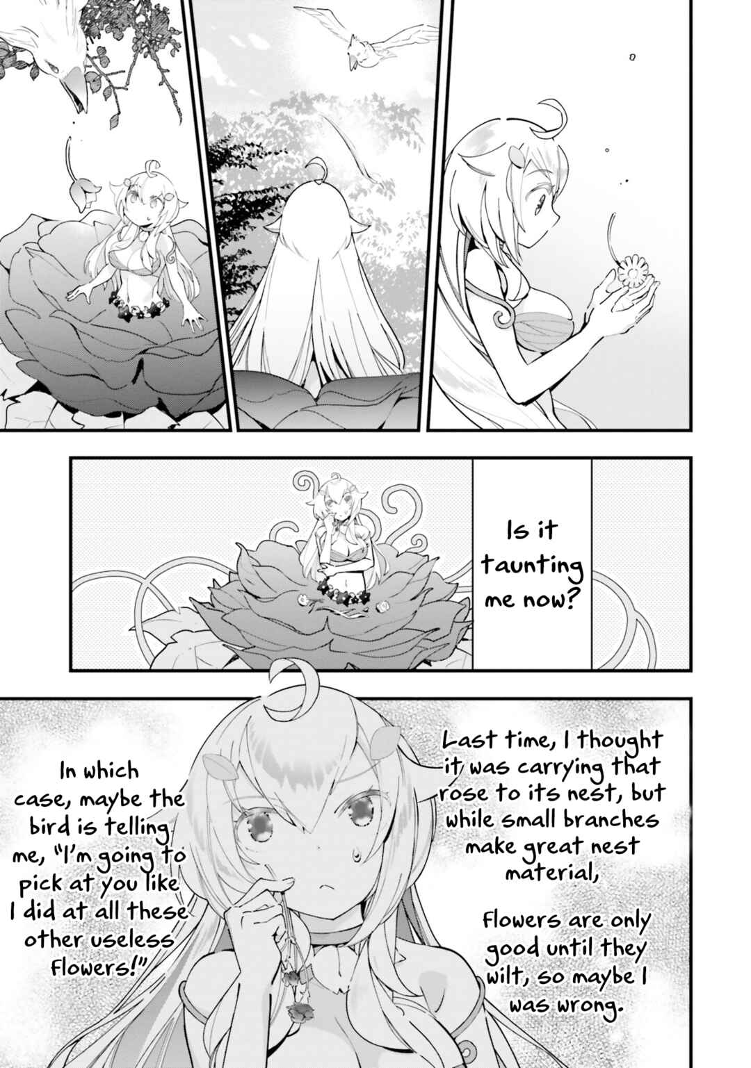 Page 6 Chapter 9 Shokubutsu Monster Musume Nikki ~Seijo datta Watashi ga Uragirareta Hate ni Aruraune ni Tensei Shite Shimatta node, kore kara wa Kougousei wo Shinagara Shizuka ni Shokubutsu Life wo Sugoshimasu~