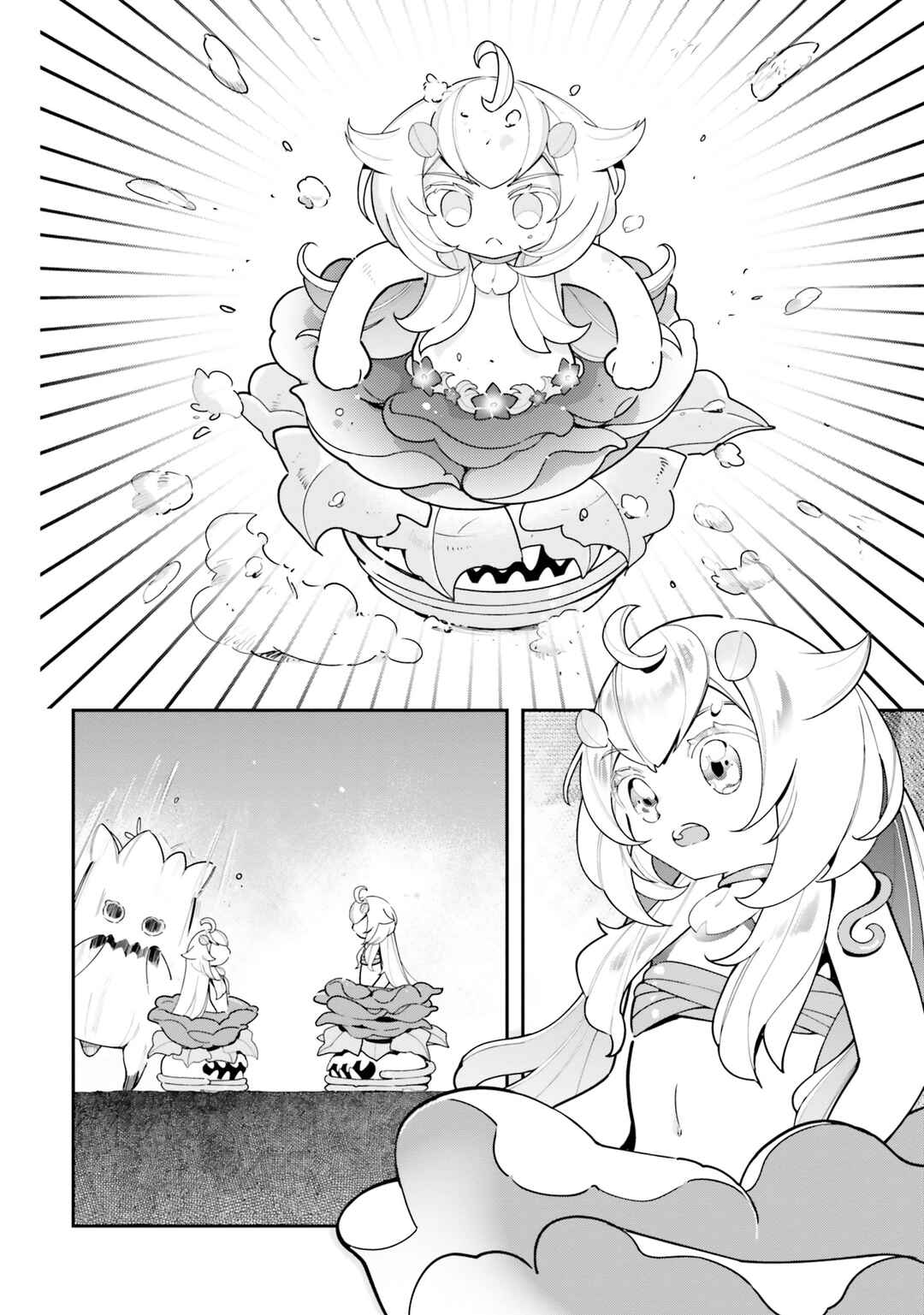 Page 13 Chapter 22 Shokubutsu Monster Musume Nikki ~Seijo datta Watashi ga Uragirareta Hate ni Aruraune ni Tensei Shite Shimatta node, kore kara wa Kougousei wo Shinagara Shizuka ni Shokubutsu Life wo Sugoshimasu~