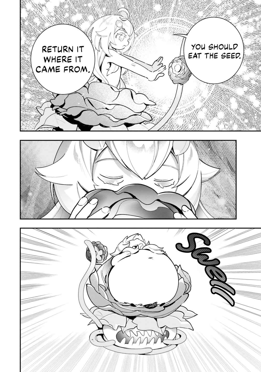 Page 17 Chapter 22 Shokubutsu Monster Musume Nikki ~Seijo datta Watashi ga Uragirareta Hate ni Aruraune ni Tensei Shite Shimatta node, kore kara wa Kougousei wo Shinagara Shizuka ni Shokubutsu Life wo Sugoshimasu~