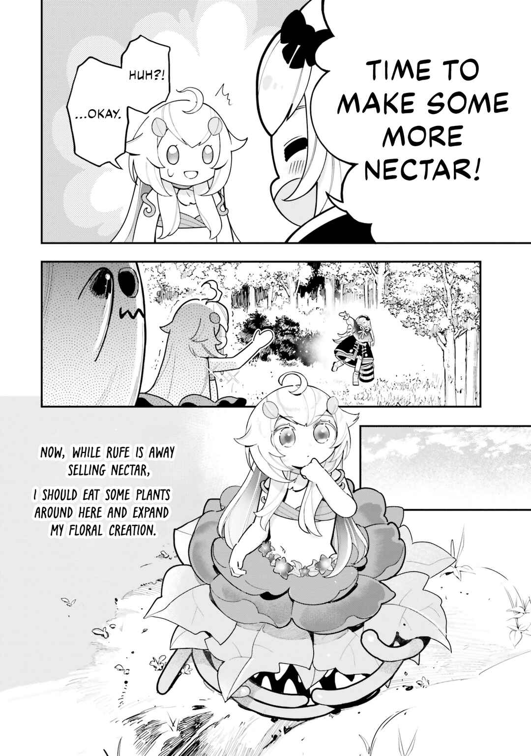 Page 5 Chapter 22 Shokubutsu Monster Musume Nikki ~Seijo datta Watashi ga Uragirareta Hate ni Aruraune ni Tensei Shite Shimatta node, kore kara wa Kougousei wo Shinagara Shizuka ni Shokubutsu Life wo Sugoshimasu~