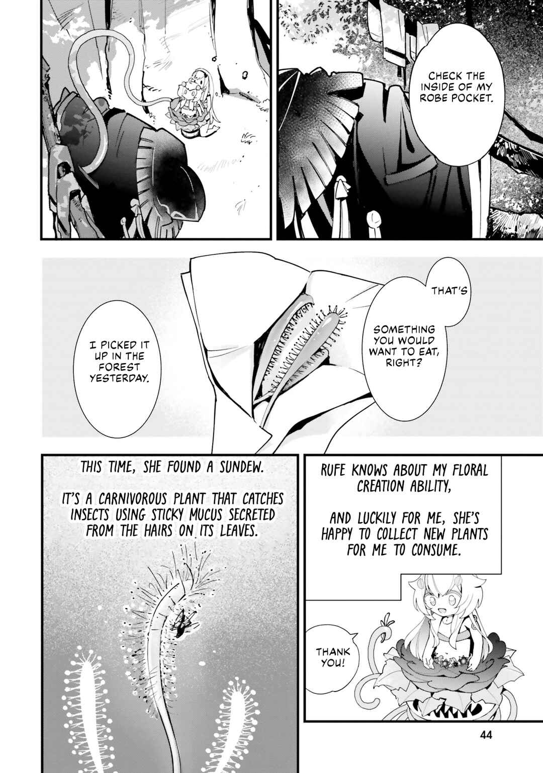 Page 9 Chapter 17 Shokubutsu Monster Musume Nikki ~Seijo datta Watashi ga Uragirareta Hate ni Aruraune ni Tensei Shite Shimatta node, kore kara wa Kougousei wo Shinagara Shizuka ni Shokubutsu Life wo Sugoshimasu~