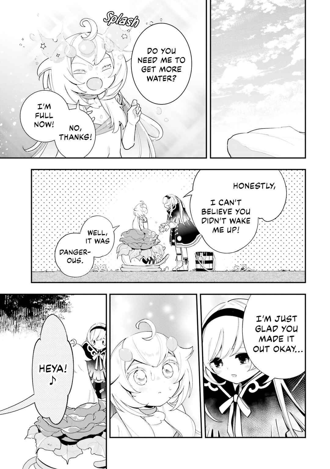 Page 20 Chapter 23 Shokubutsu Monster Musume Nikki ~Seijo datta Watashi ga Uragirareta Hate ni Aruraune ni Tensei Shite Shimatta node, kore kara wa Kougousei wo Shinagara Shizuka ni Shokubutsu Life wo Sugoshimasu~