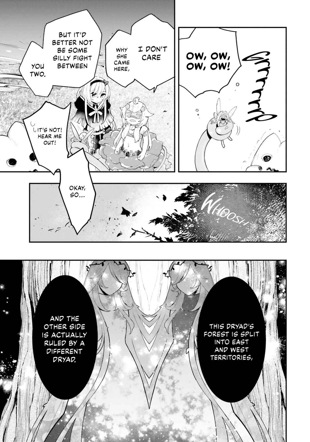 Page 22 Chapter 23 Shokubutsu Monster Musume Nikki ~Seijo datta Watashi ga Uragirareta Hate ni Aruraune ni Tensei Shite Shimatta node, kore kara wa Kougousei wo Shinagara Shizuka ni Shokubutsu Life wo Sugoshimasu~