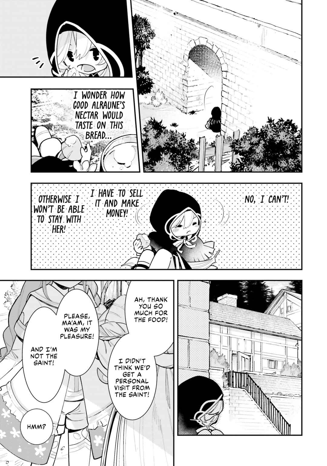 Page 14 Chapter 21 Shokubutsu Monster Musume Nikki ~Seijo datta Watashi ga Uragirareta Hate ni Aruraune ni Tensei Shite Shimatta node, kore kara wa Kougousei wo Shinagara Shizuka ni Shokubutsu Life wo Sugoshimasu~