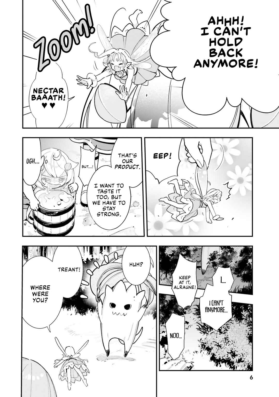 Page 5 Chapter 21 Shokubutsu Monster Musume Nikki ~Seijo datta Watashi ga Uragirareta Hate ni Aruraune ni Tensei Shite Shimatta node, kore kara wa Kougousei wo Shinagara Shizuka ni Shokubutsu Life wo Sugoshimasu~