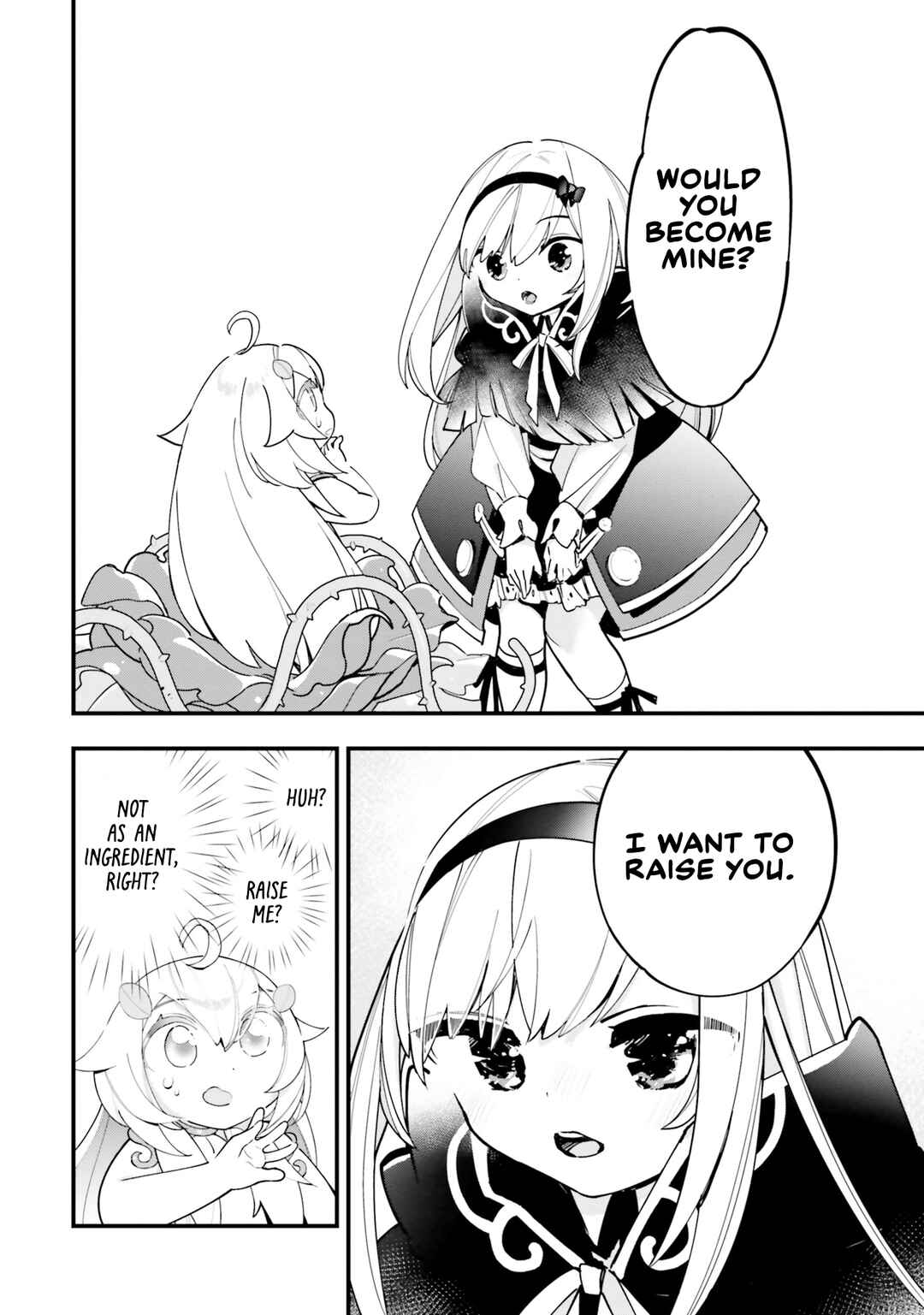 Page 13 Chapter 15 Shokubutsu Monster Musume Nikki ~Seijo datta Watashi ga Uragirareta Hate ni Aruraune ni Tensei Shite Shimatta node, kore kara wa Kougousei wo Shinagara Shizuka ni Shokubutsu Life wo Sugoshimasu~