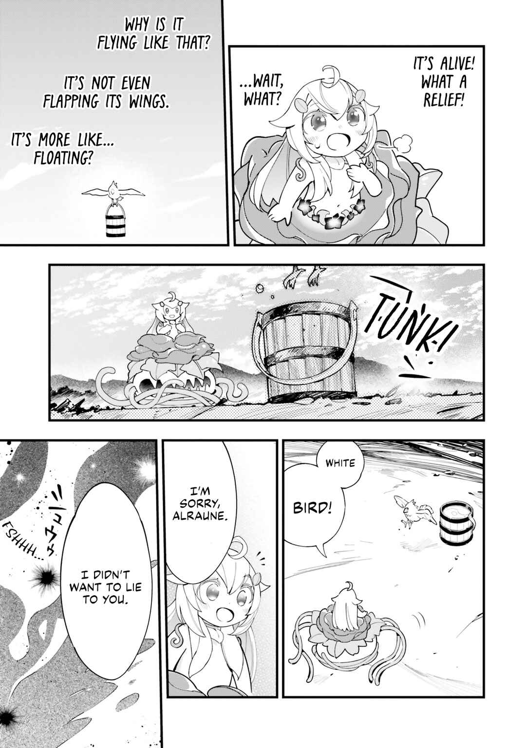 Page 6 Chapter 15 Shokubutsu Monster Musume Nikki ~Seijo datta Watashi ga Uragirareta Hate ni Aruraune ni Tensei Shite Shimatta node, kore kara wa Kougousei wo Shinagara Shizuka ni Shokubutsu Life wo Sugoshimasu~