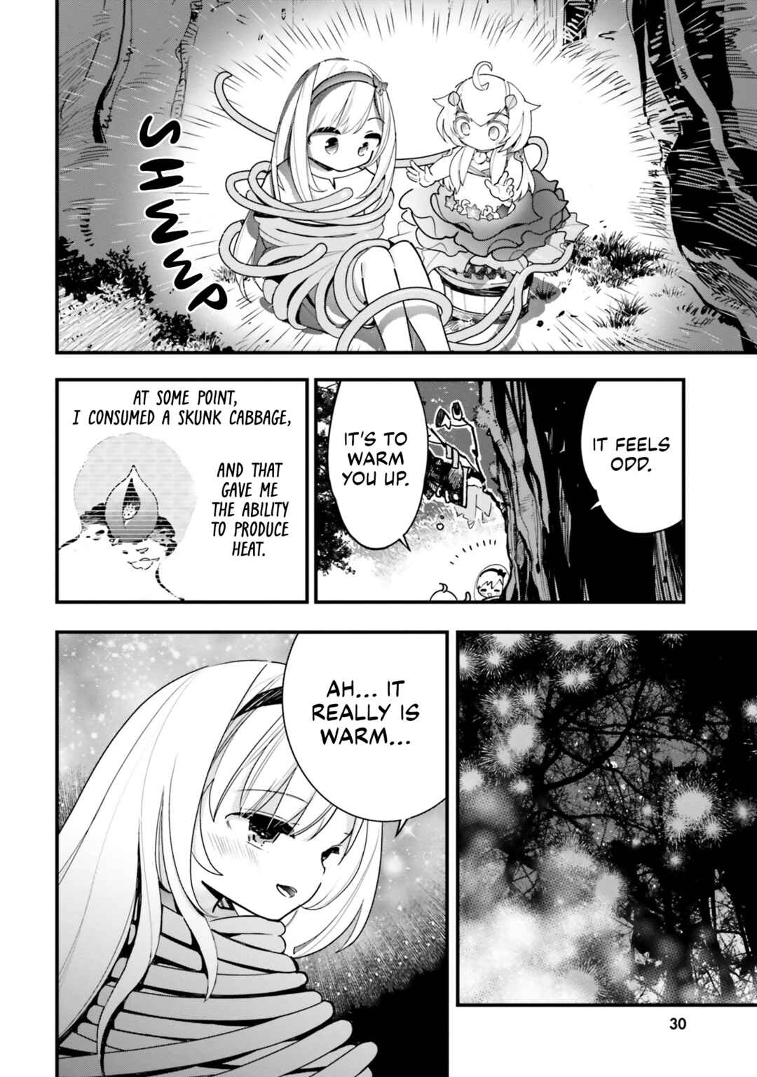 Page 29 Chapter 16 Shokubutsu Monster Musume Nikki ~Seijo datta Watashi ga Uragirareta Hate ni Aruraune ni Tensei Shite Shimatta node, kore kara wa Kougousei wo Shinagara Shizuka ni Shokubutsu Life wo Sugoshimasu~