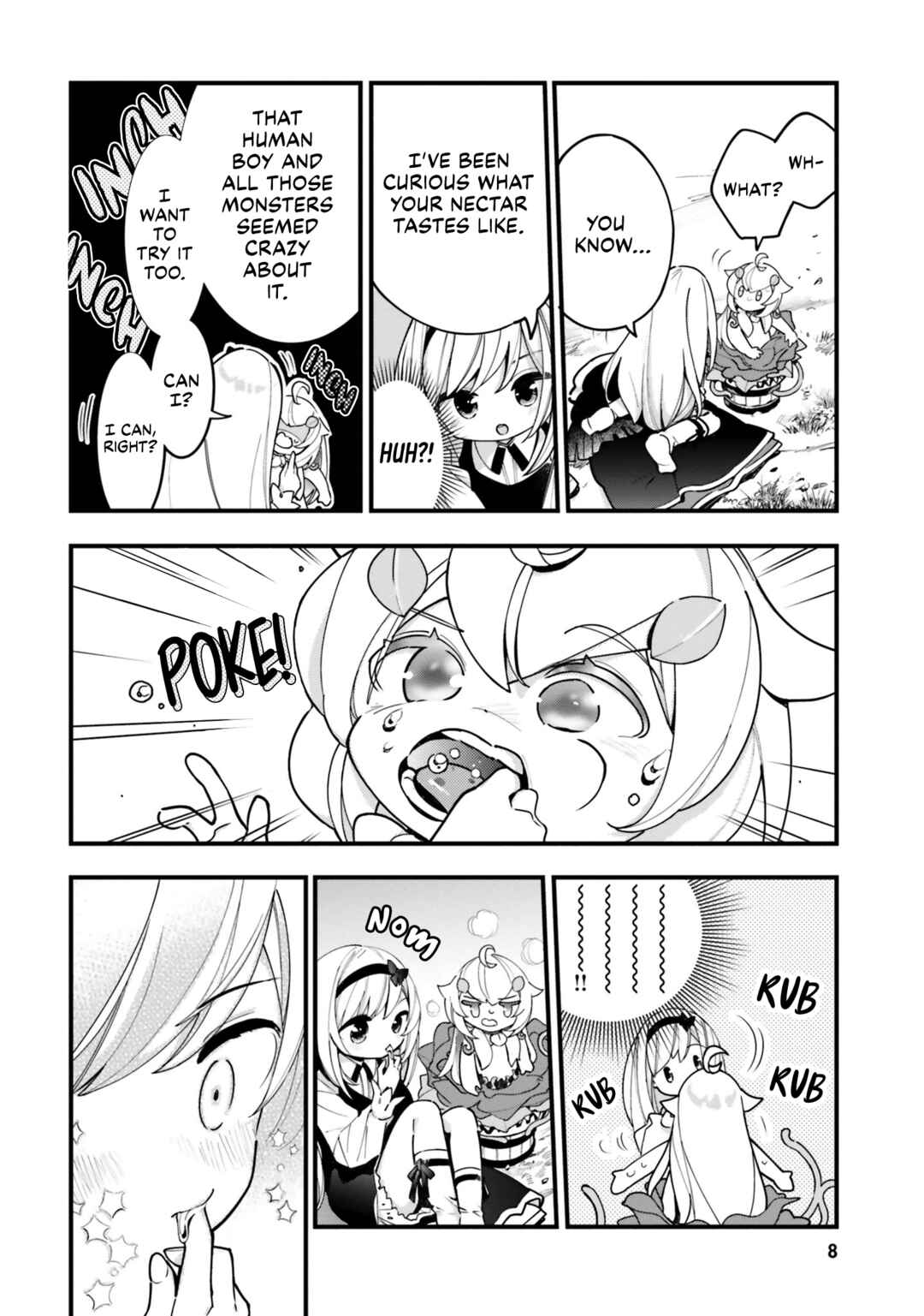 Page 7 Chapter 16 Shokubutsu Monster Musume Nikki ~Seijo datta Watashi ga Uragirareta Hate ni Aruraune ni Tensei Shite Shimatta node, kore kara wa Kougousei wo Shinagara Shizuka ni Shokubutsu Life wo Sugoshimasu~