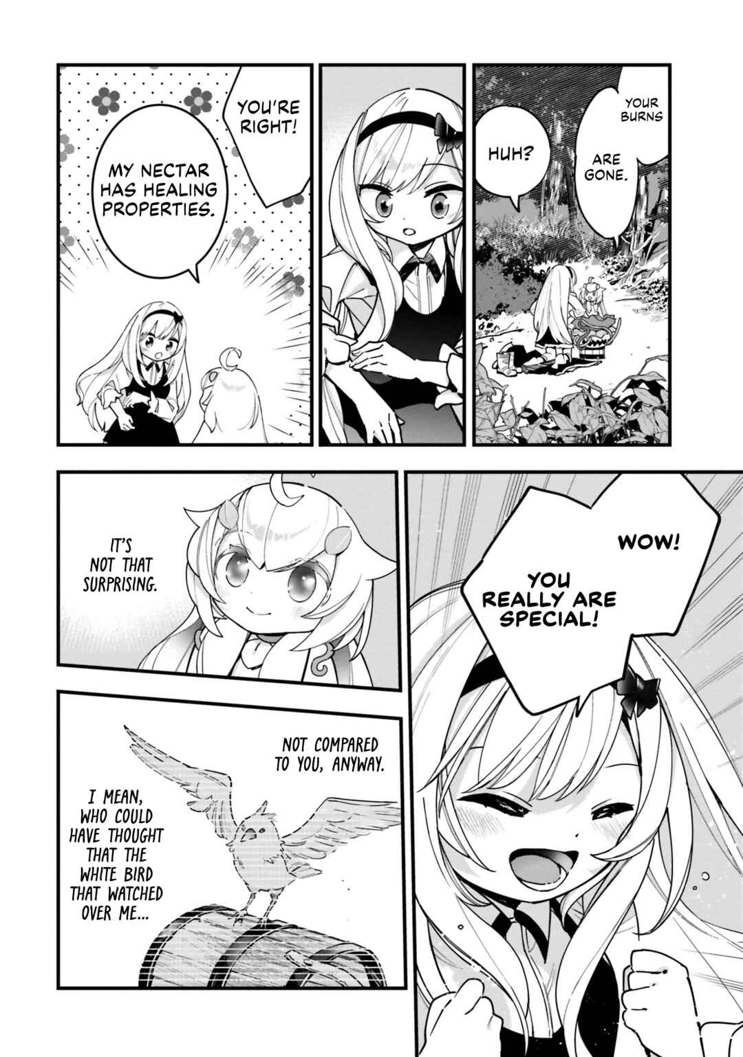 Page 9 Chapter 16 Shokubutsu Monster Musume Nikki ~Seijo datta Watashi ga Uragirareta Hate ni Aruraune ni Tensei Shite Shimatta node, kore kara wa Kougousei wo Shinagara Shizuka ni Shokubutsu Life wo Sugoshimasu~