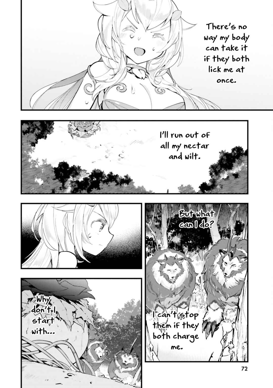 Page 10 Chapter 8 Shokubutsu Monster Musume Nikki ~Seijo datta Watashi ga Uragirareta Hate ni Aruraune ni Tensei Shite Shimatta node, kore kara wa Kougousei wo Shinagara Shizuka ni Shokubutsu Life wo Sugoshimasu~