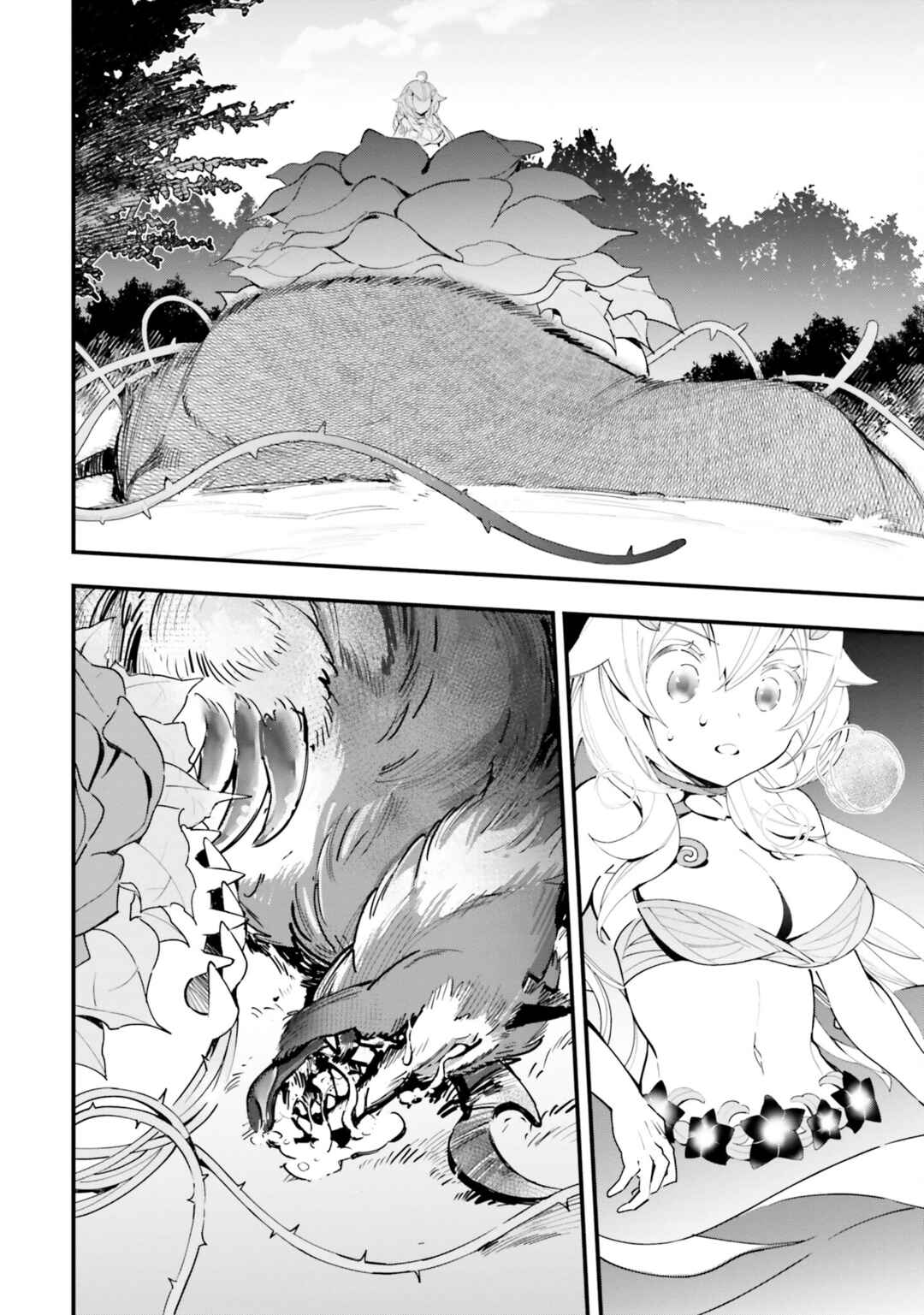 Page 30 Chapter 8 Shokubutsu Monster Musume Nikki ~Seijo datta Watashi ga Uragirareta Hate ni Aruraune ni Tensei Shite Shimatta node, kore kara wa Kougousei wo Shinagara Shizuka ni Shokubutsu Life wo Sugoshimasu~