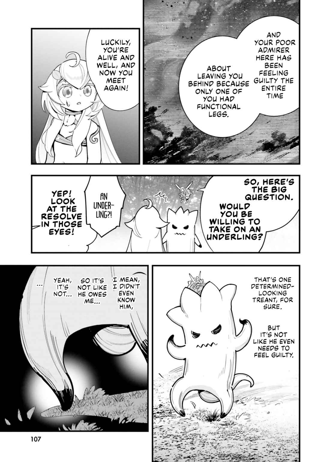 Page 12 Chapter 19 Shokubutsu Monster Musume Nikki ~Seijo datta Watashi ga Uragirareta Hate ni Aruraune ni Tensei Shite Shimatta node, kore kara wa Kougousei wo Shinagara Shizuka ni Shokubutsu Life wo Sugoshimasu~