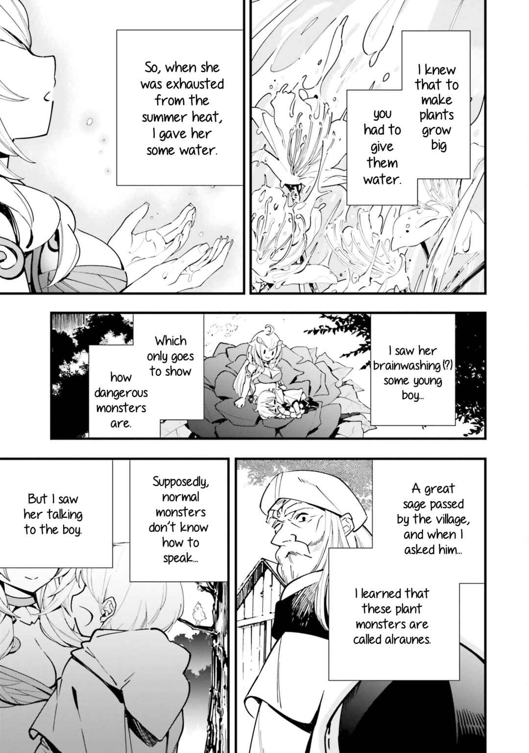 Page 10 Chapter 7 Shokubutsu Monster Musume Nikki ~Seijo datta Watashi ga Uragirareta Hate ni Aruraune ni Tensei Shite Shimatta node, kore kara wa Kougousei wo Shinagara Shizuka ni Shokubutsu Life wo Sugoshimasu~
