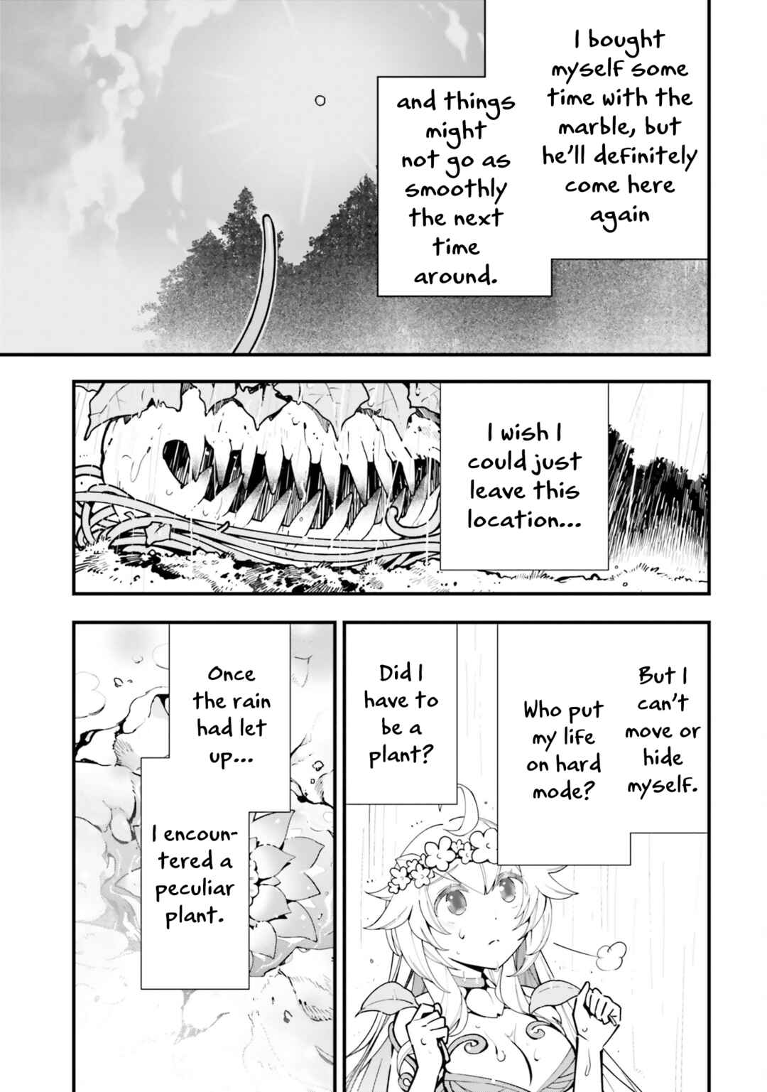 Page 14 Chapter 7 Shokubutsu Monster Musume Nikki ~Seijo datta Watashi ga Uragirareta Hate ni Aruraune ni Tensei Shite Shimatta node, kore kara wa Kougousei wo Shinagara Shizuka ni Shokubutsu Life wo Sugoshimasu~