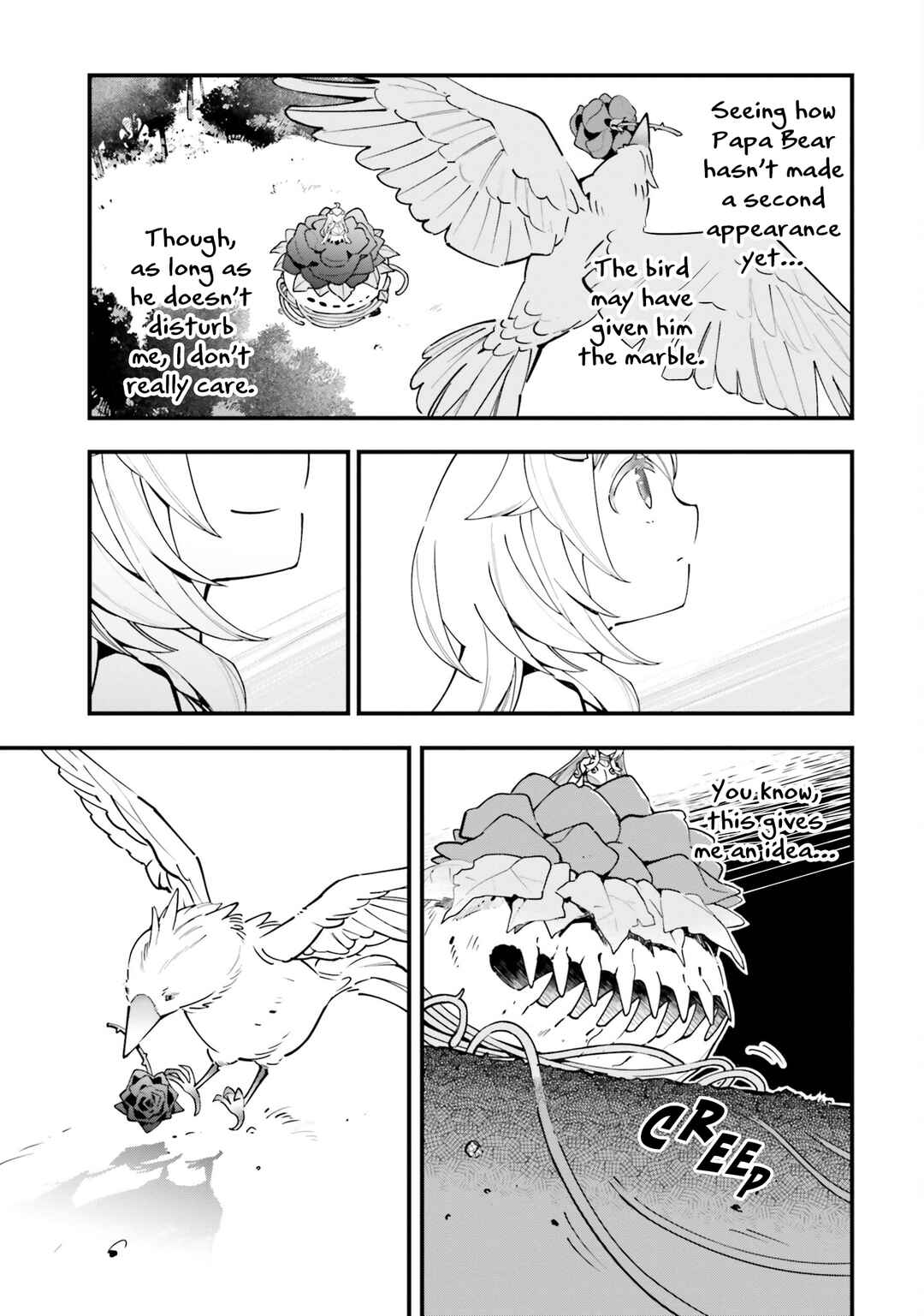 Page 18 Chapter 7 Shokubutsu Monster Musume Nikki ~Seijo datta Watashi ga Uragirareta Hate ni Aruraune ni Tensei Shite Shimatta node, kore kara wa Kougousei wo Shinagara Shizuka ni Shokubutsu Life wo Sugoshimasu~