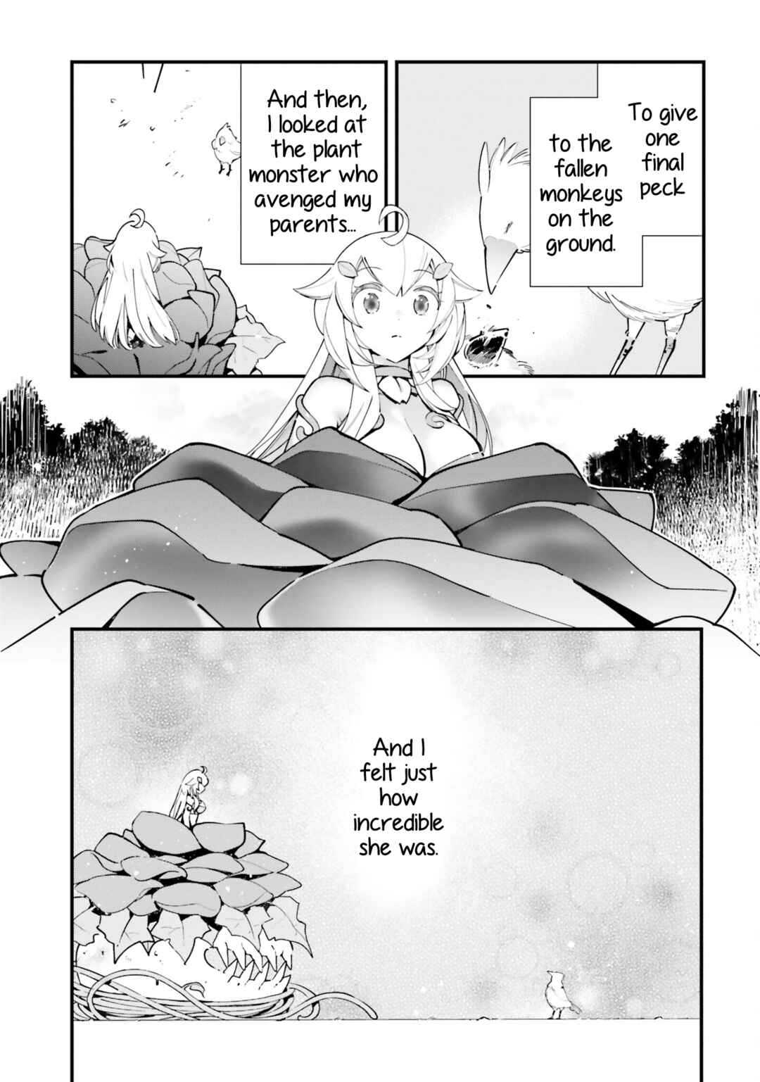Page 8 Chapter 7 Shokubutsu Monster Musume Nikki ~Seijo datta Watashi ga Uragirareta Hate ni Aruraune ni Tensei Shite Shimatta node, kore kara wa Kougousei wo Shinagara Shizuka ni Shokubutsu Life wo Sugoshimasu~
