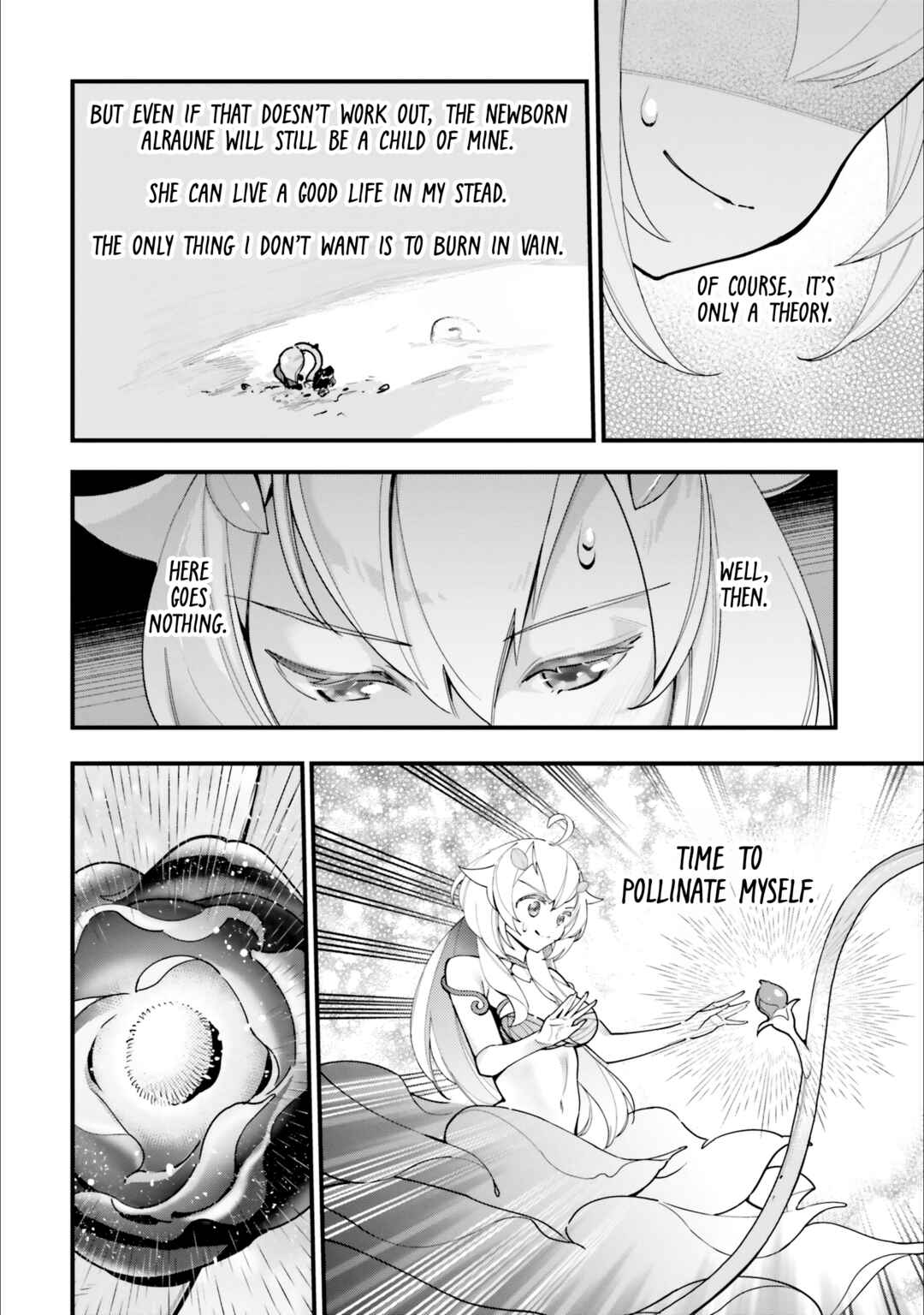 Page 23 Chapter 14 Shokubutsu Monster Musume Nikki ~Seijo datta Watashi ga Uragirareta Hate ni Aruraune ni Tensei Shite Shimatta node, kore kara wa Kougousei wo Shinagara Shizuka ni Shokubutsu Life wo Sugoshimasu~