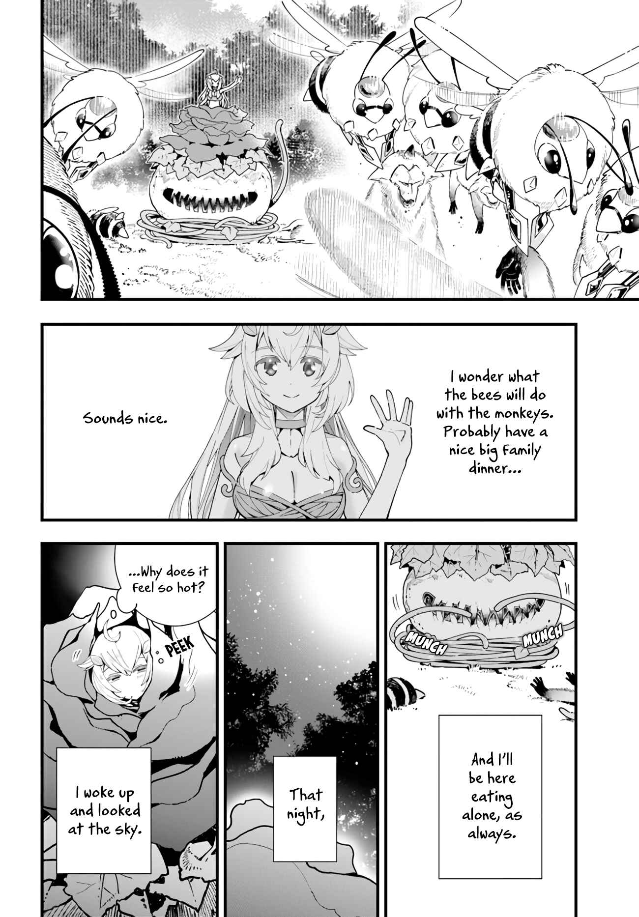 Page 11 Chapter 3 Shokubutsu Monster Musume Nikki ~Seijo datta Watashi ga Uragirareta Hate ni Aruraune ni Tensei Shite Shimatta node, kore kara wa Kougousei wo Shinagara Shizuka ni Shokubutsu Life wo Sugoshimasu~