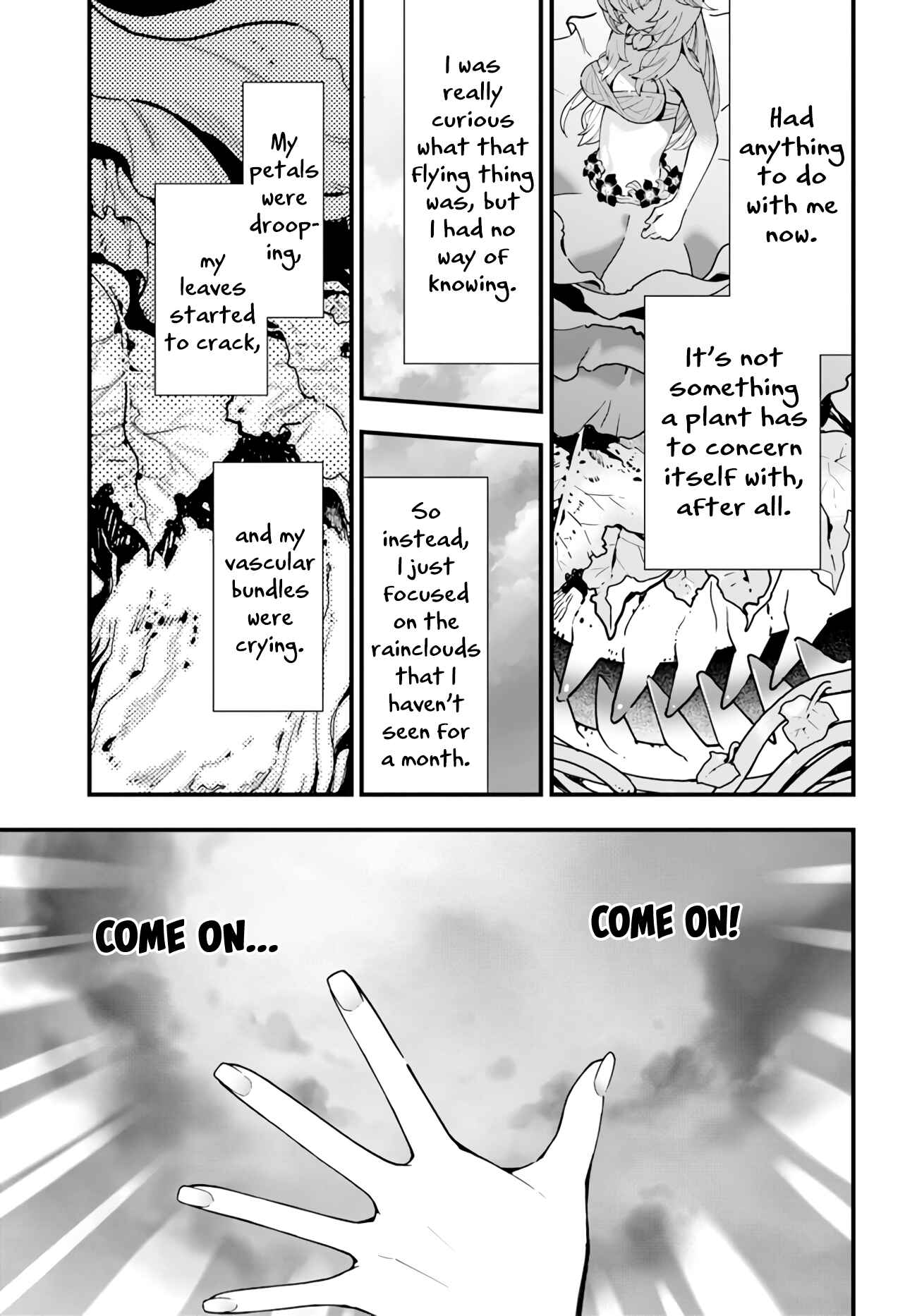 Page 20 Chapter 3 Shokubutsu Monster Musume Nikki ~Seijo datta Watashi ga Uragirareta Hate ni Aruraune ni Tensei Shite Shimatta node, kore kara wa Kougousei wo Shinagara Shizuka ni Shokubutsu Life wo Sugoshimasu~