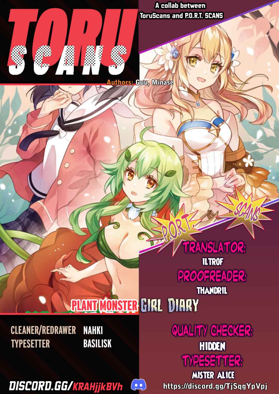 Page 1 Chapter 13 Shokubutsu Monster Musume Nikki ~Seijo datta Watashi ga Uragirareta Hate ni Aruraune ni Tensei Shite Shimatta node, kore kara wa Kougousei wo Shinagara Shizuka ni Shokubutsu Life wo Sugoshimasu~