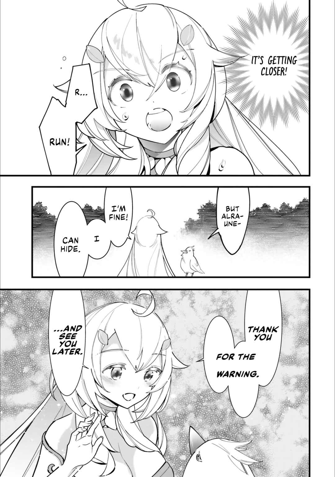 Page 22 Chapter 13 Shokubutsu Monster Musume Nikki ~Seijo datta Watashi ga Uragirareta Hate ni Aruraune ni Tensei Shite Shimatta node, kore kara wa Kougousei wo Shinagara Shizuka ni Shokubutsu Life wo Sugoshimasu~