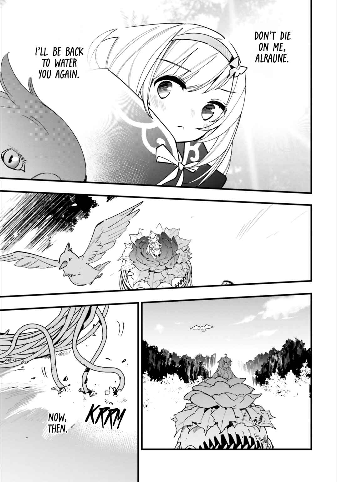 Page 24 Chapter 13 Shokubutsu Monster Musume Nikki ~Seijo datta Watashi ga Uragirareta Hate ni Aruraune ni Tensei Shite Shimatta node, kore kara wa Kougousei wo Shinagara Shizuka ni Shokubutsu Life wo Sugoshimasu~