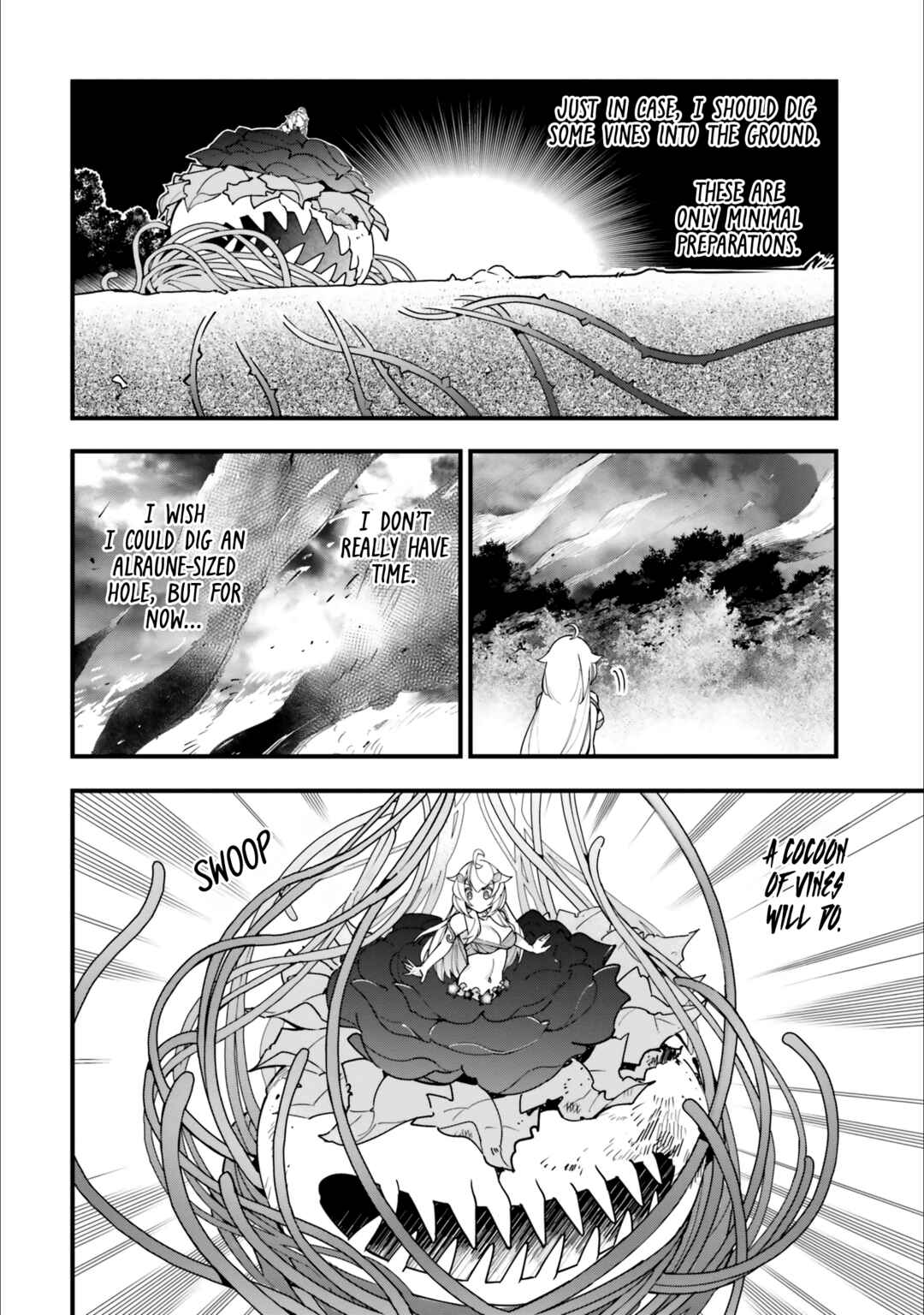 Page 25 Chapter 13 Shokubutsu Monster Musume Nikki ~Seijo datta Watashi ga Uragirareta Hate ni Aruraune ni Tensei Shite Shimatta node, kore kara wa Kougousei wo Shinagara Shizuka ni Shokubutsu Life wo Sugoshimasu~