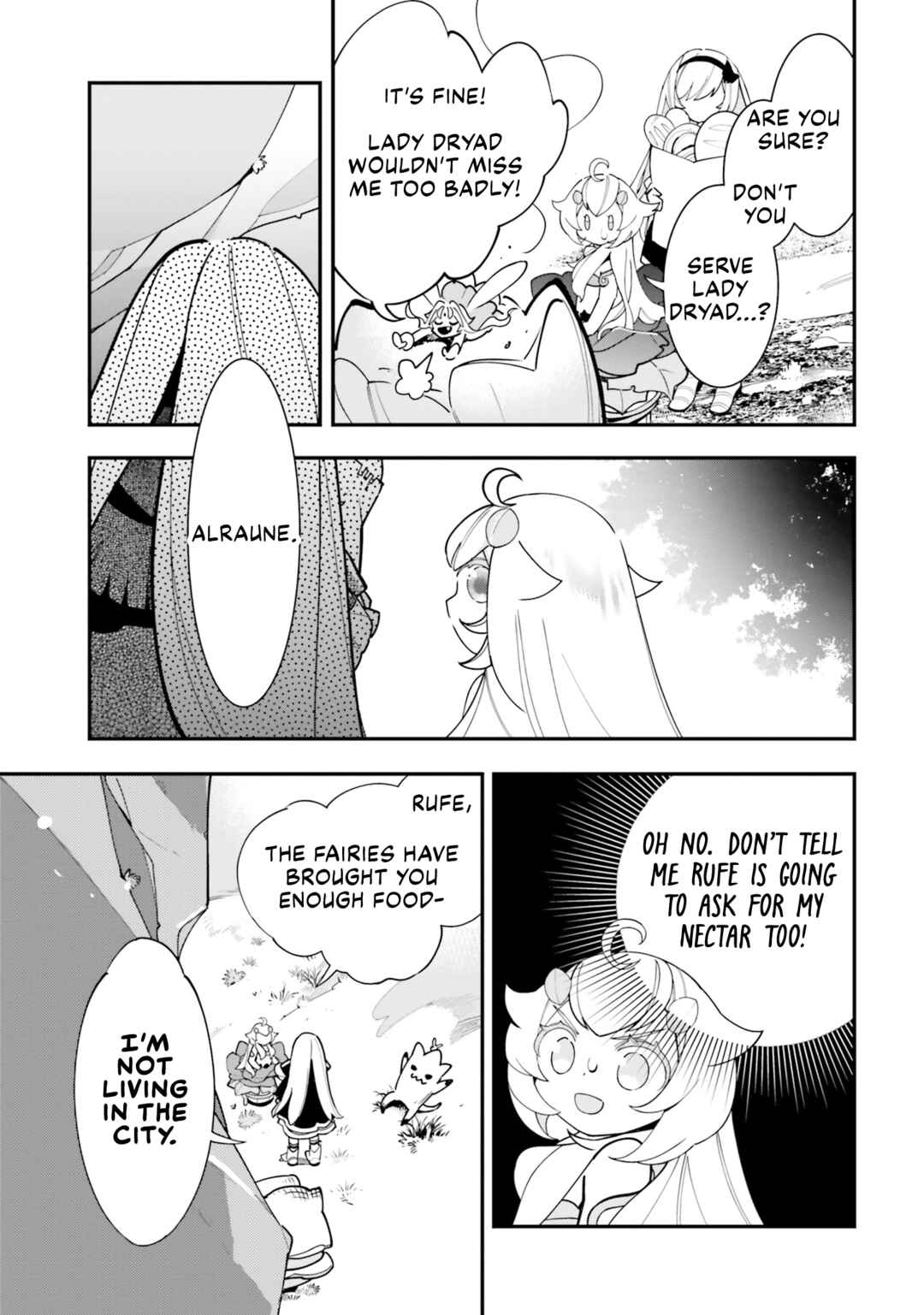 Page 14 Chapter 20 Shokubutsu Monster Musume Nikki ~Seijo datta Watashi ga Uragirareta Hate ni Aruraune ni Tensei Shite Shimatta node, kore kara wa Kougousei wo Shinagara Shizuka ni Shokubutsu Life wo Sugoshimasu~